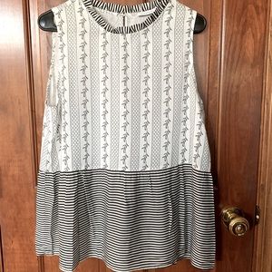 Sleeveless blouse